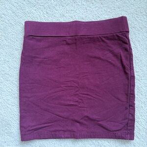 Forever 21 Plum Stretch Mini Skirt
